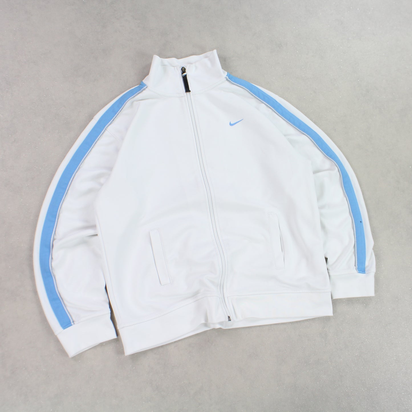 RARE 00s Nike Track Jacket White - (S)