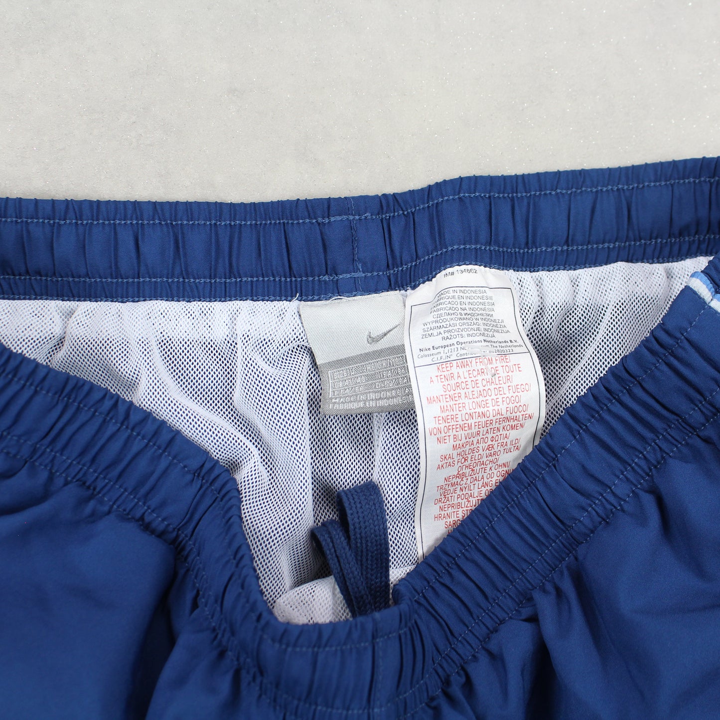 SUPER RARE Vintage 00s Nike Trackpants Blue - (M)