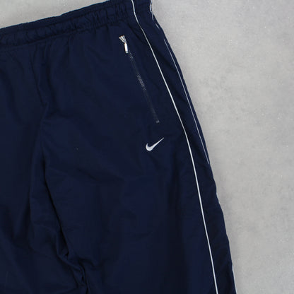 RARE 00s Nike Trackpants Navy - (M)