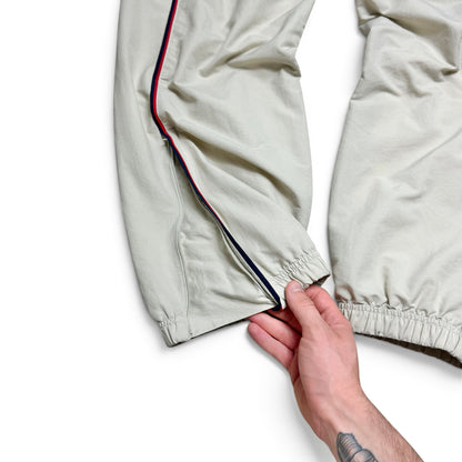 RARE 2000s Nike Trackpants Cream - (M)