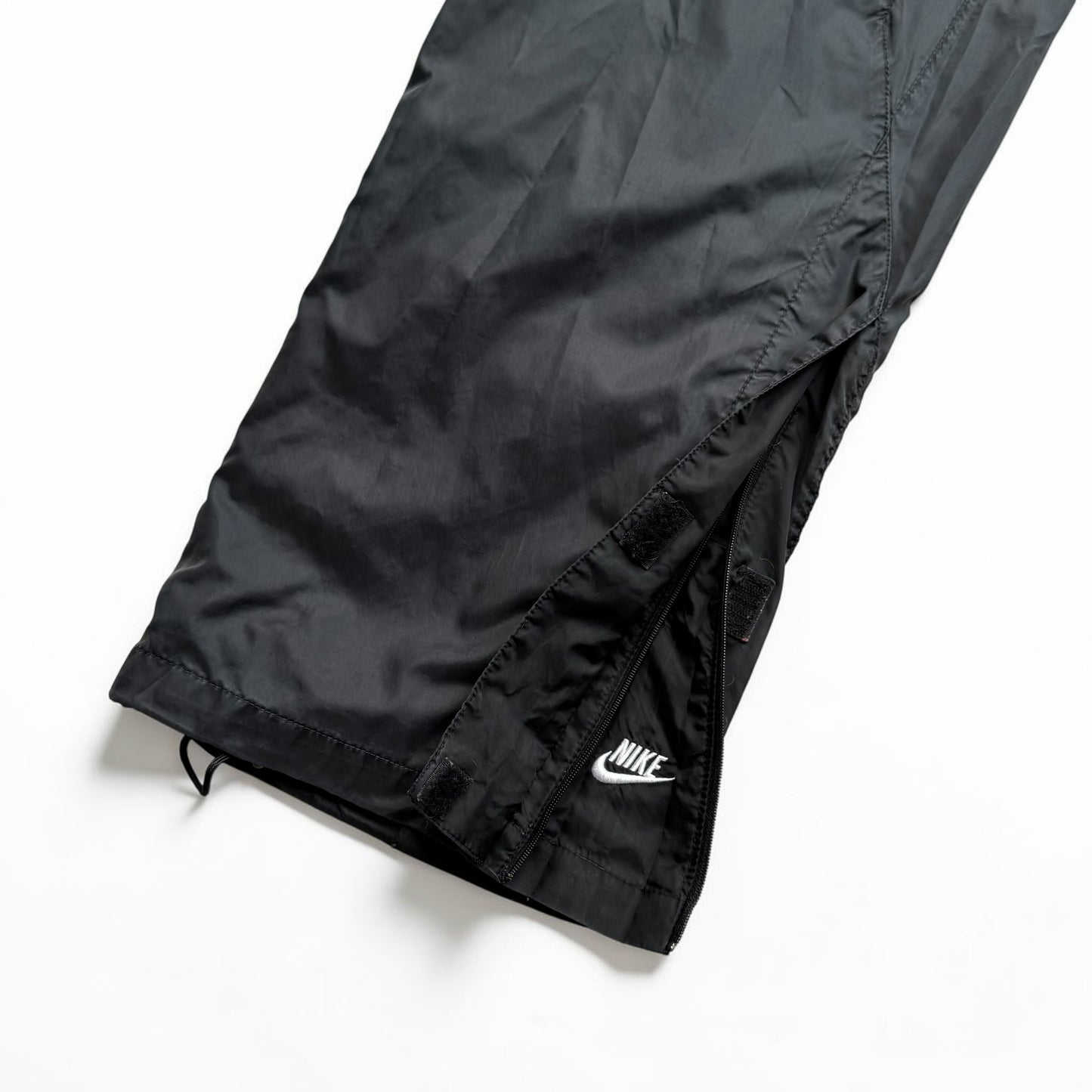 RARE 2000s Baggy Nike Trackpants Black - (XL)
