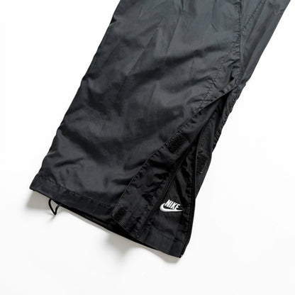 RARE 2000s Baggy Nike Trackpants Black - (XL)