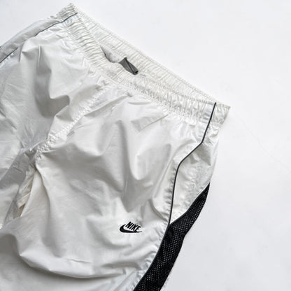 VERY RARE 2000s Nike Trackpants White *PREMIUM* - (L)