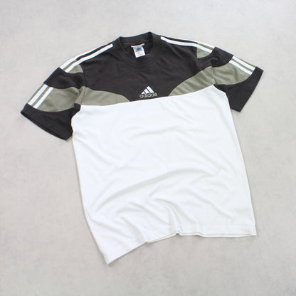 RARE 90s Vintage Adidas T-Shirt White - (S)