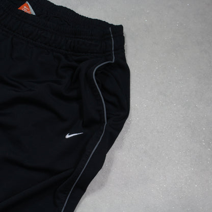 RARE 2000s Baggy Nike Trackpants Black - (M)