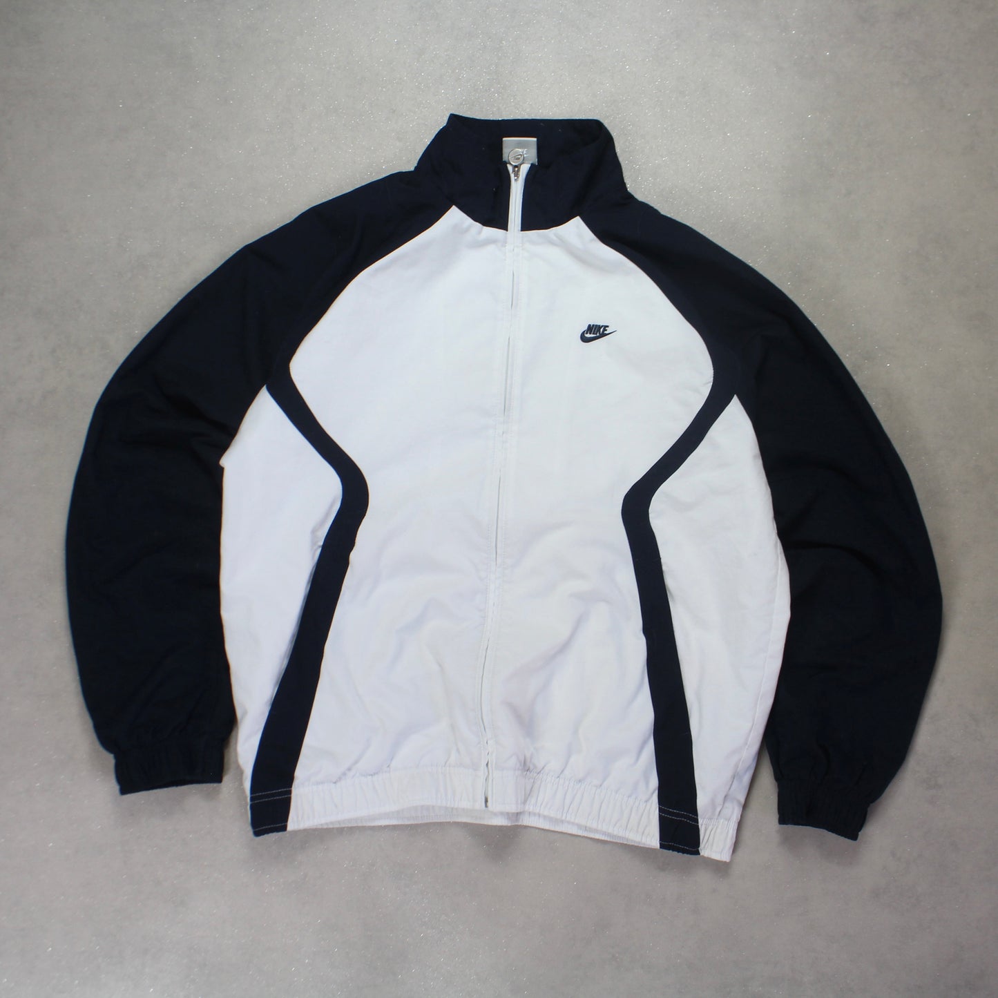 RARE 2000s Nike Track Jacket White - (M)