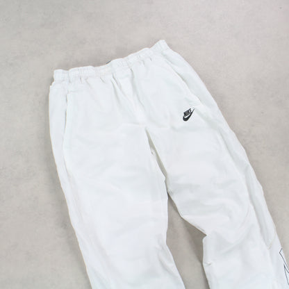 RARE 00s Nike Trackpants White - (S)