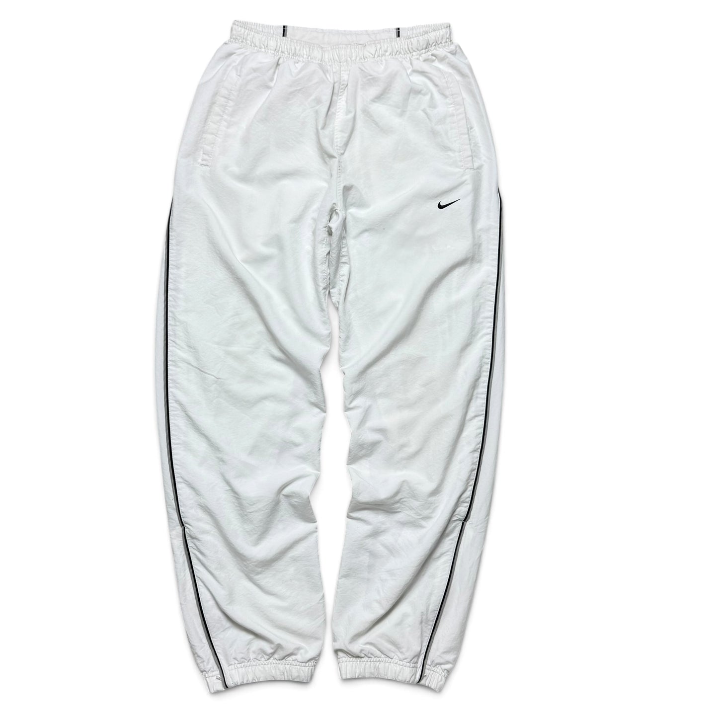 RARE 2000s Nike Trackpants White - (S)