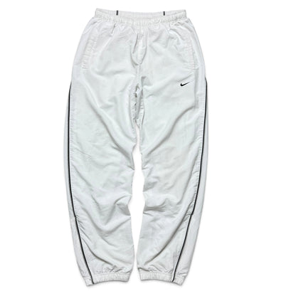 RARE 2000s Nike Trackpants White - (S)