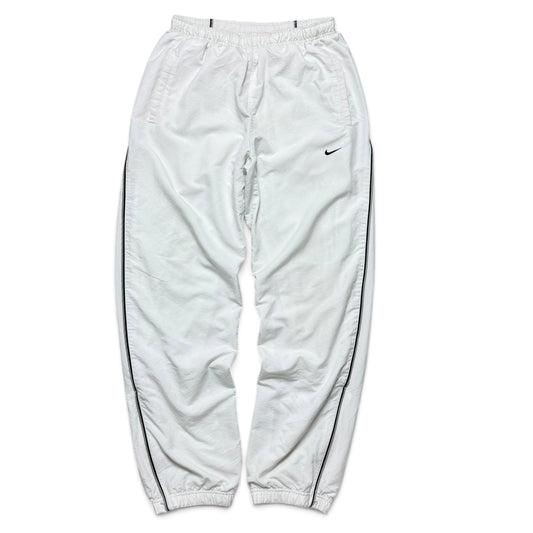 RARE 2000s Nike Trackpants White - (S)
