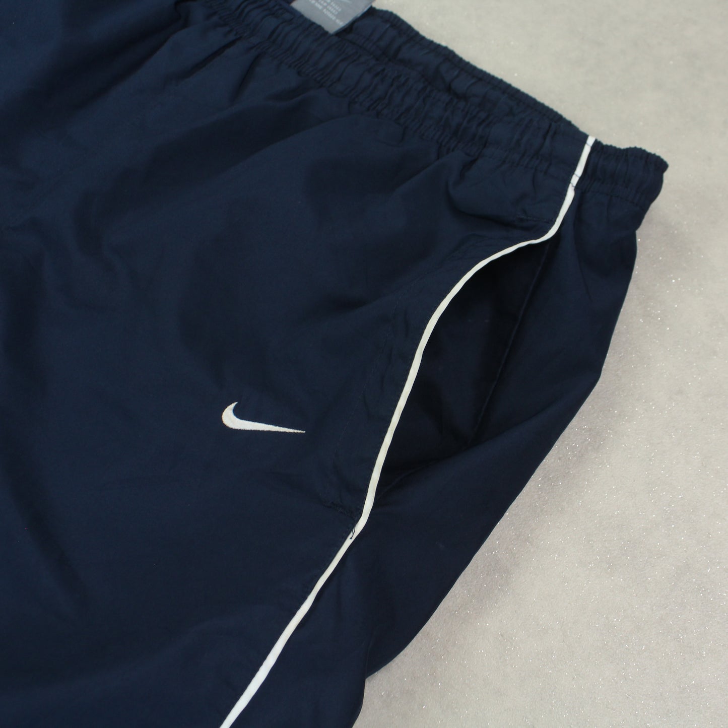 RARE 2000s Baggy Nike Trackpants Navy - (M)