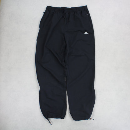 Vintage 00s Adidas Trackpants Black - (L)