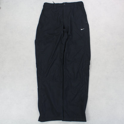 RARE Vintage 00s Nike Trackpants Black - (M)