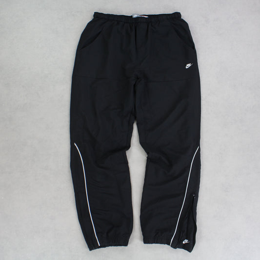 RARE 2000s Nike Trackpants Black - (L)