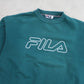 RARE Vintage 1990s Fila Sweatshirt Green - (M)