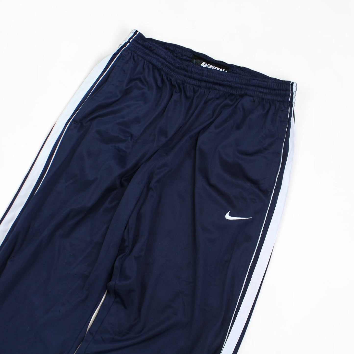 RARE 2000s Baggy Nike Trackpants Navy - (L)