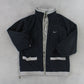 SUPER RARE 1990s Nike Reversible Jacket / Fleece Black - (L)