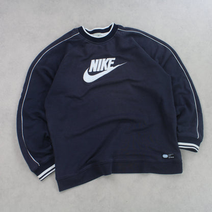 RARE 00s Nike Sweatshirt Navy - (S)