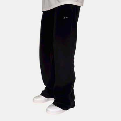 RARE 2000s Nike Fleece Joggers Black - (L)