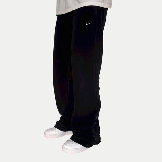 RARE 2000s Nike Fleece Joggers Black - (L)