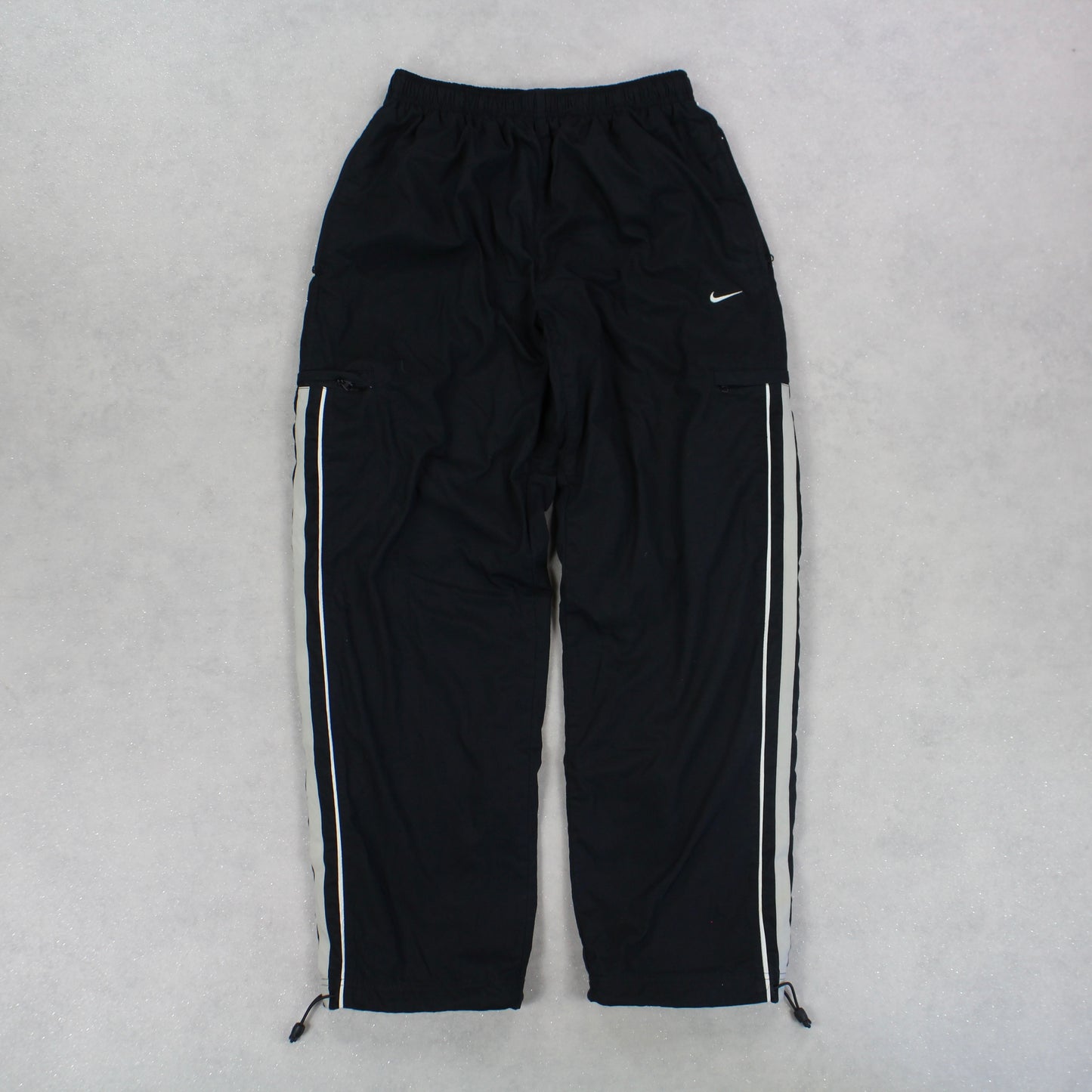 RARE 00s Nike Trackpants Black - (S)