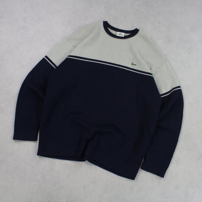 RARE 90s Lacoste Jumper Navy  - (L)