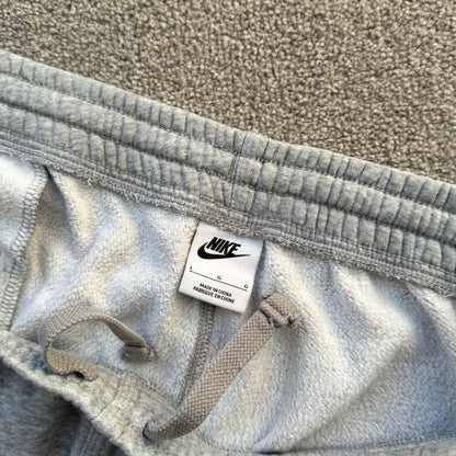 RARE Wide Leg Nike Joggers Grey - (L)
