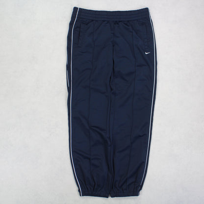 RARE Vintage 00s Nike Trackpants Navy - (M)