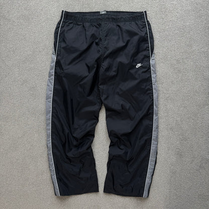 RARE 2000s Nike Trackpants Black - (L)