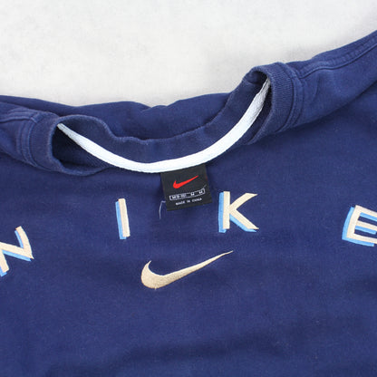 SUPER RARE Vintage 1990s Nike Spell Out Sweatshirt - (S)