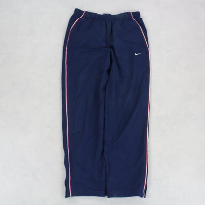 RARE Vintage 00s Nike Trackpants Navy - (S)