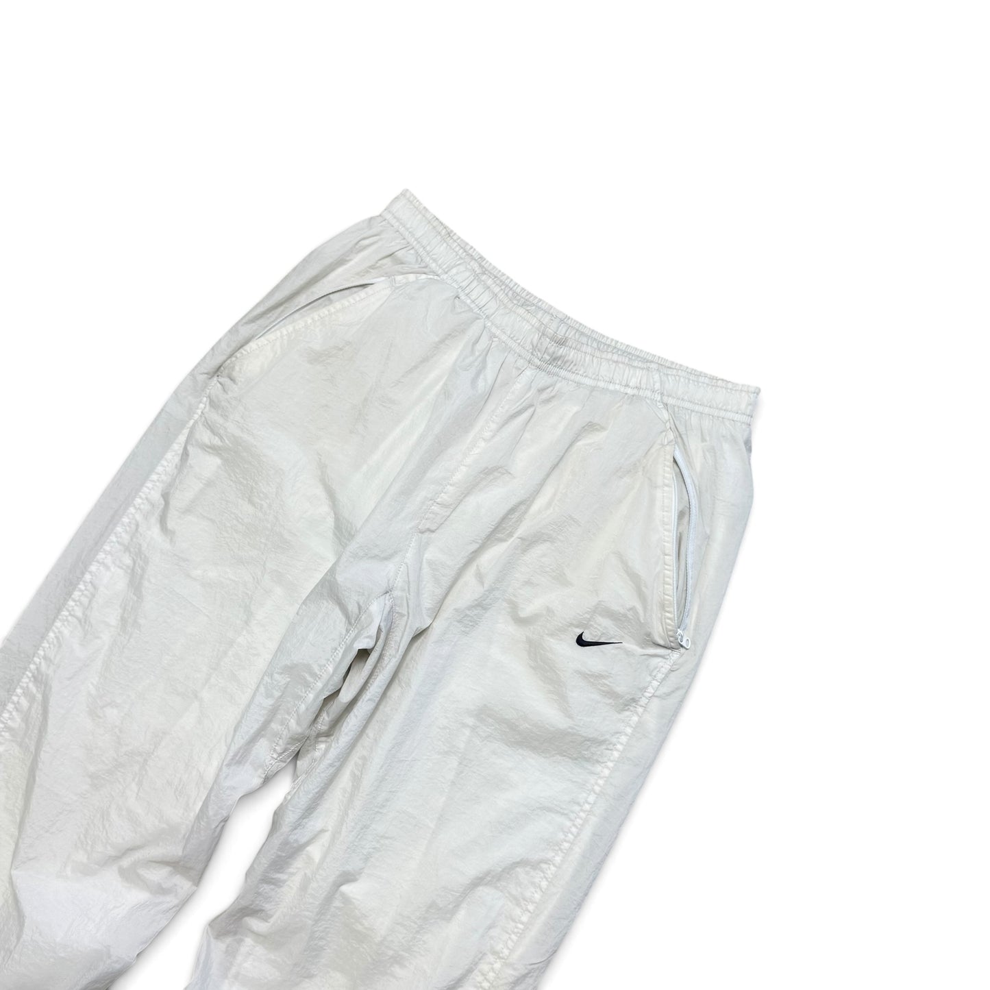 SUPER RARE 2000s Nike Trackpants White - (S) | PREMIUM