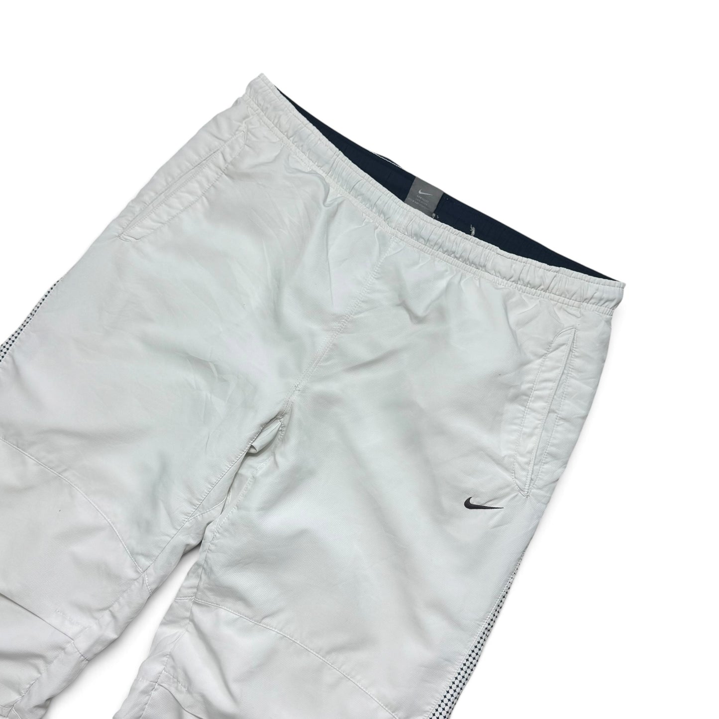 SUPER RARE 2000s Nike Trackpants White - (M)