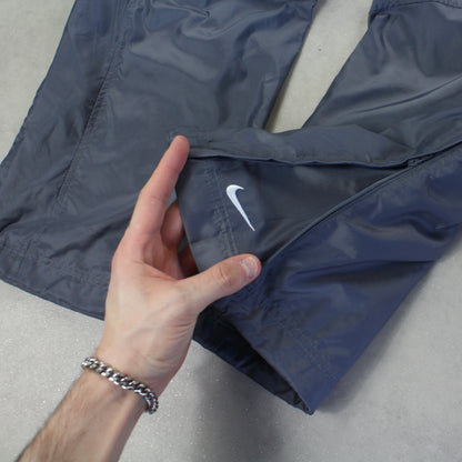 RARE 2000s Baggy Nike Trackpants Grey - (L)
