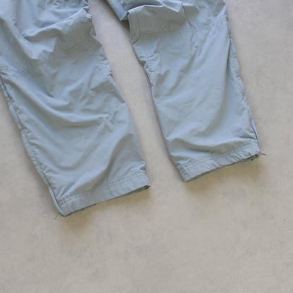 RARE 2000s Nike Trackpants Blue/Grey - (S)