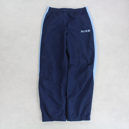 RARE Vintage 00s Nike Trackpants Blue - (S)