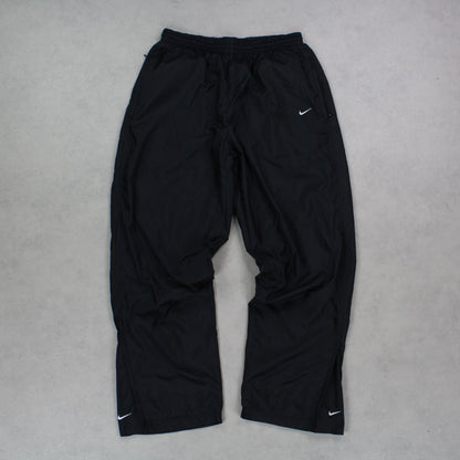 SUPER RARE 00s Nike Trackpants Black - (M)