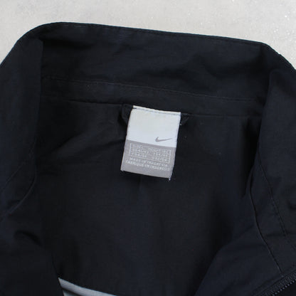 RARE 00s Nike Track Jacket Black - (L)