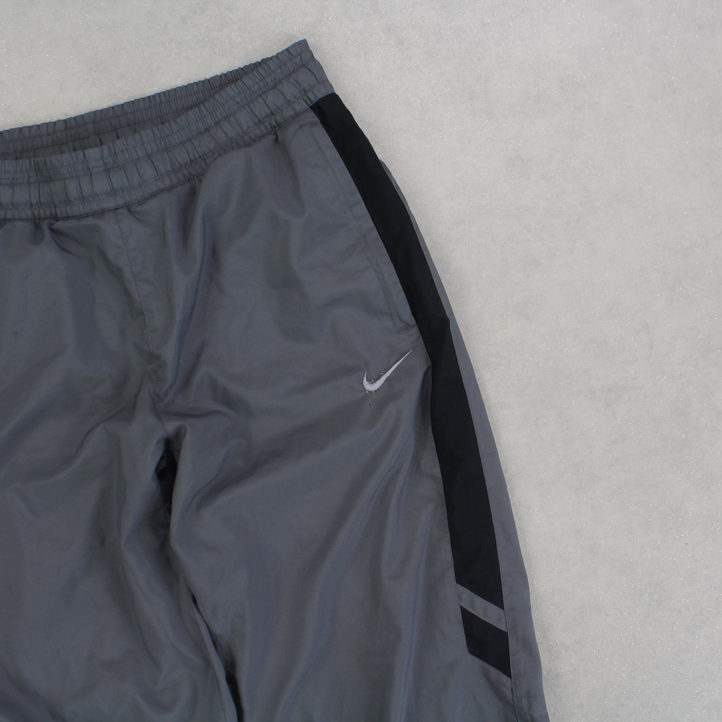 RARE 00s Nike Trackpants Grey - (M)