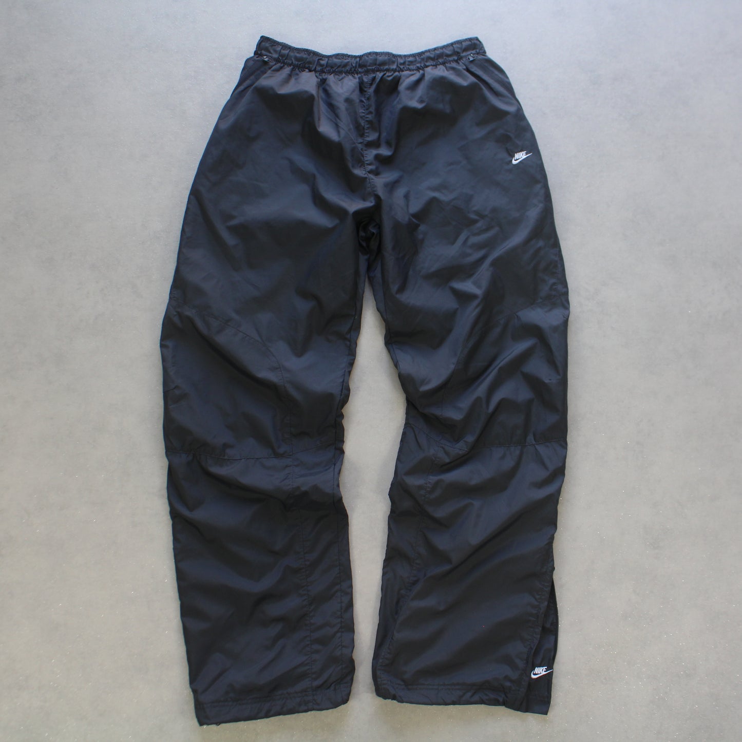 SUPER RARE 2000s Nike Trackpants Grey - (L)