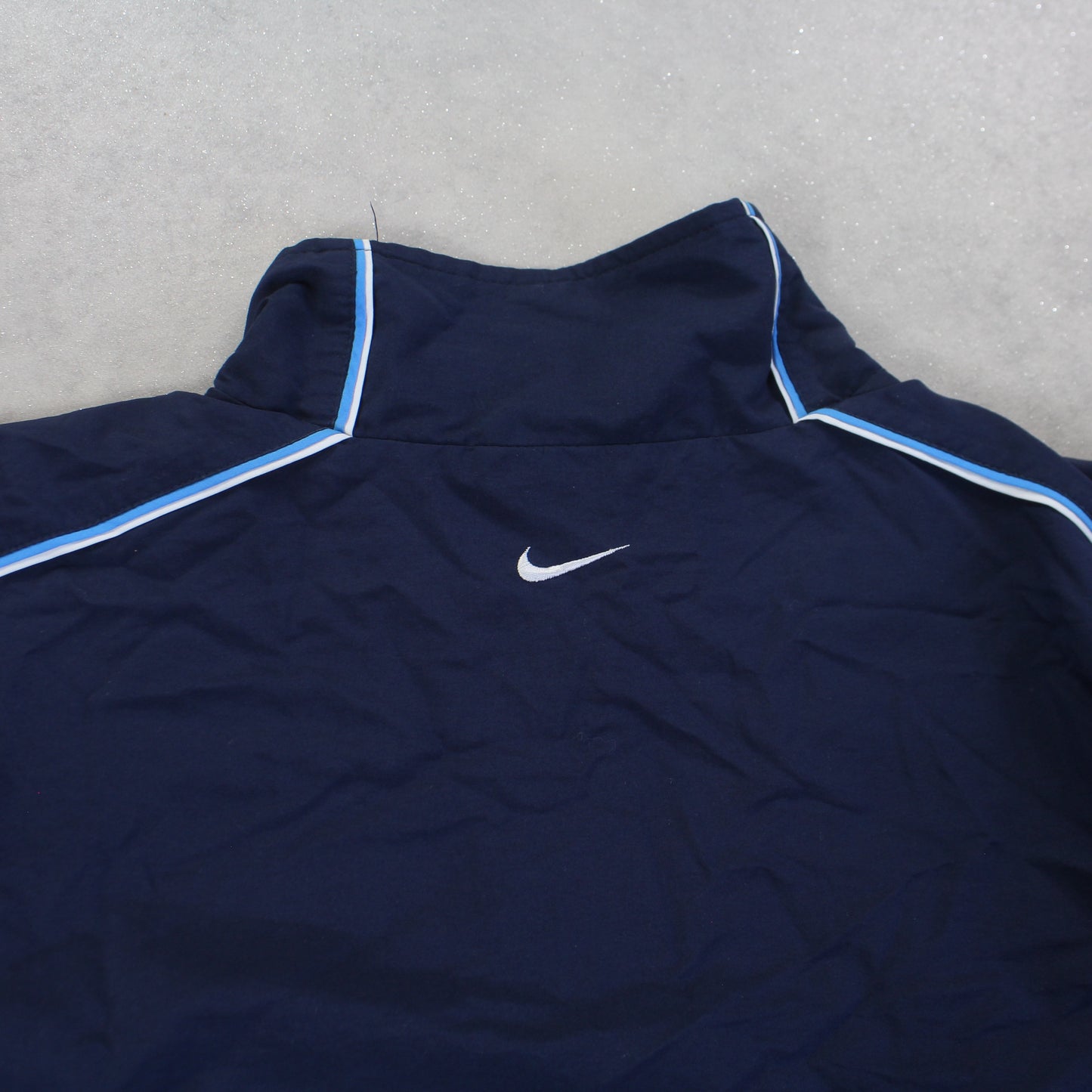 RARE 2000s Nike Track Jacket Navy - (L)
