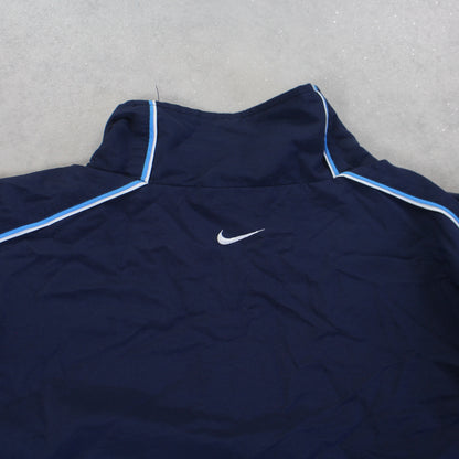 RARE 2000s Nike Track Jacket Navy - (L)