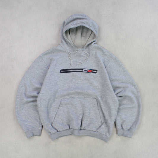RARE 2000s Nike Hoodie Grey - (S)