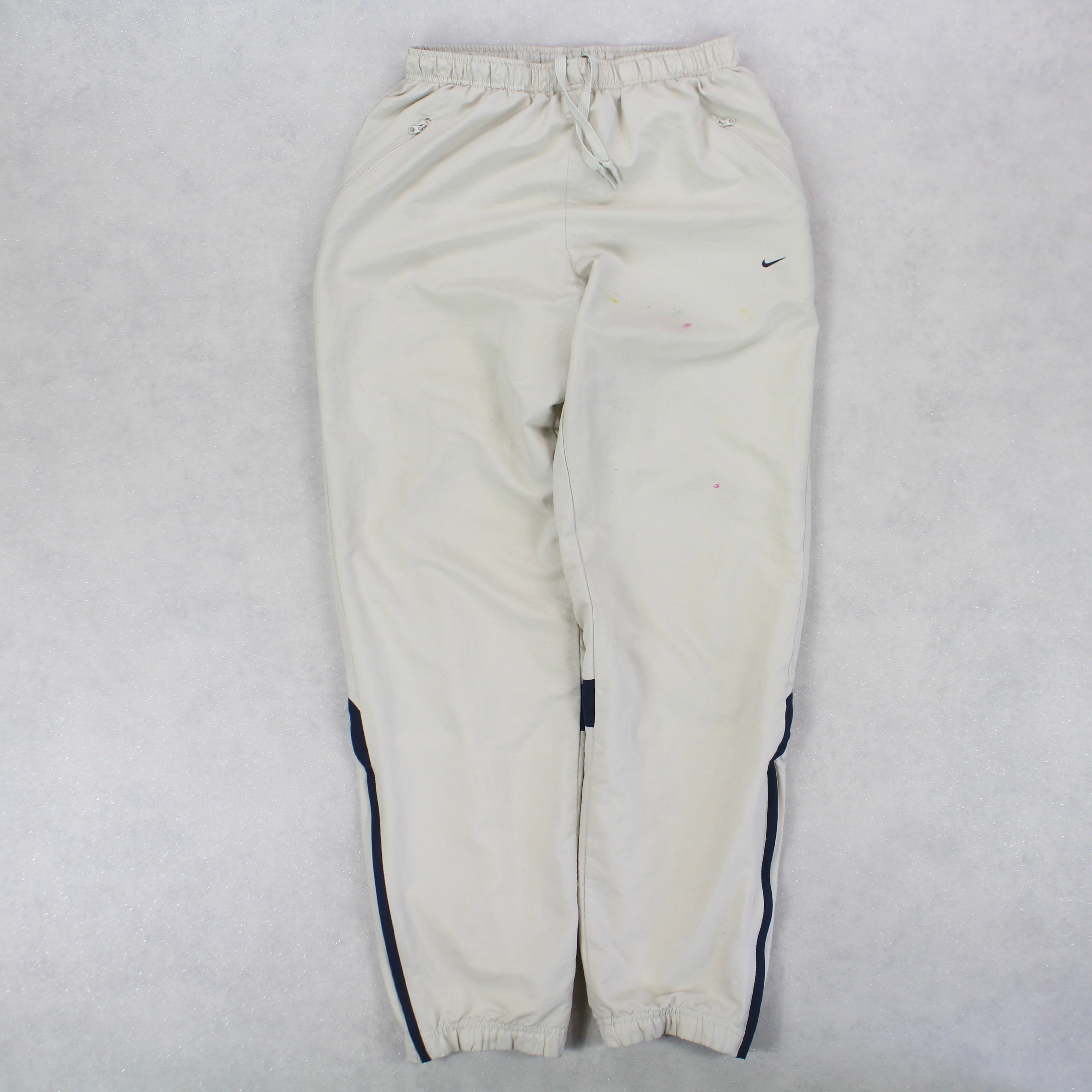 RARE Vintage 00s Nike Trackpants Cream - (S) – Refined Retro