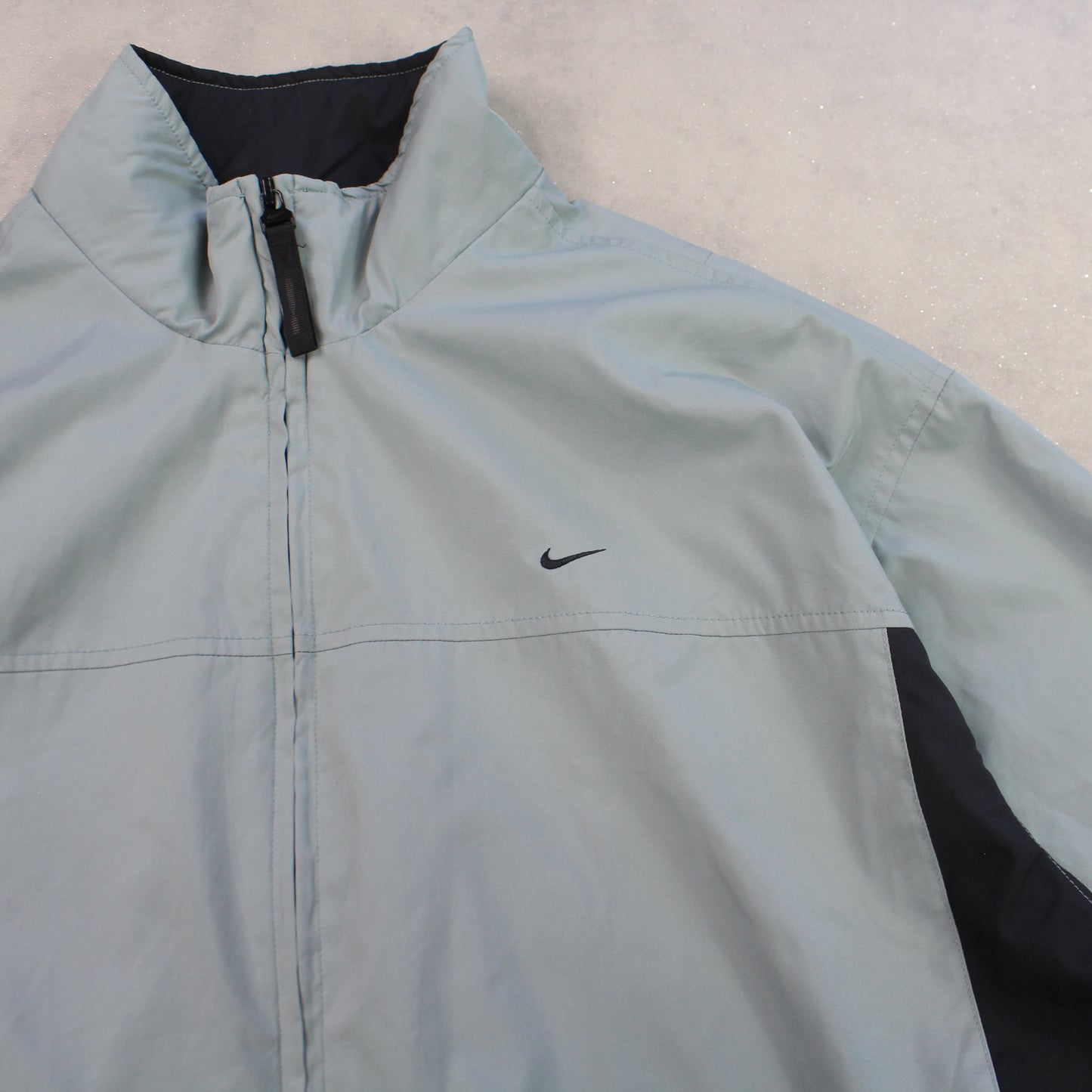 RARE 00s Nike Track Jacket Green - (L)