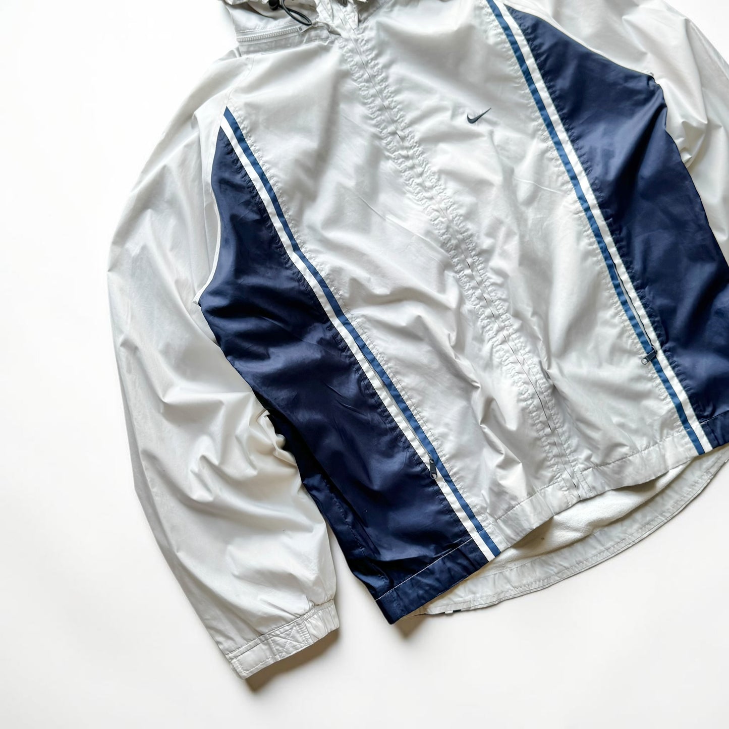 RARE 2000s Nike Track Jacket Grey - (M)