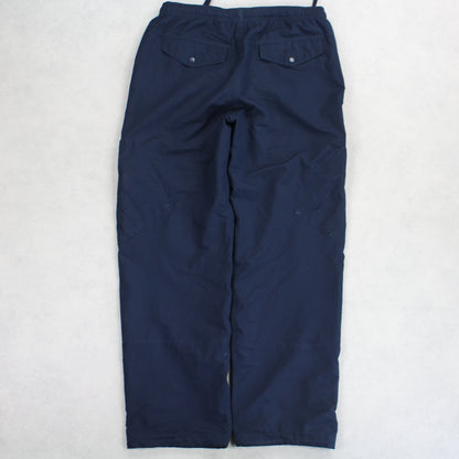 Vintage 00s Nike Cargo Trackpants Navy - (L)