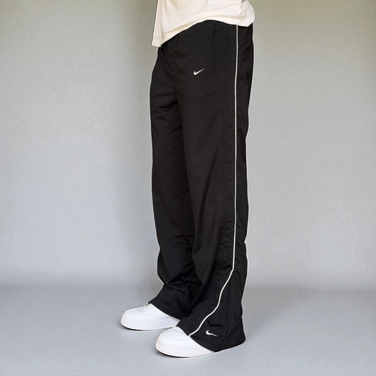 RARE 2000s Baggy Nike Trackpants Black - (L)