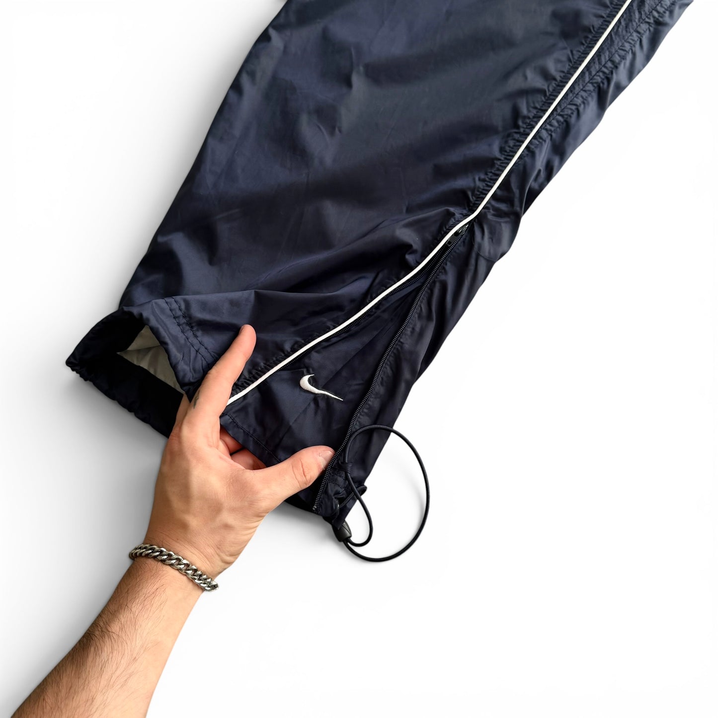 SUPER RARE 2000s Nike Trackpants Navy - (L)