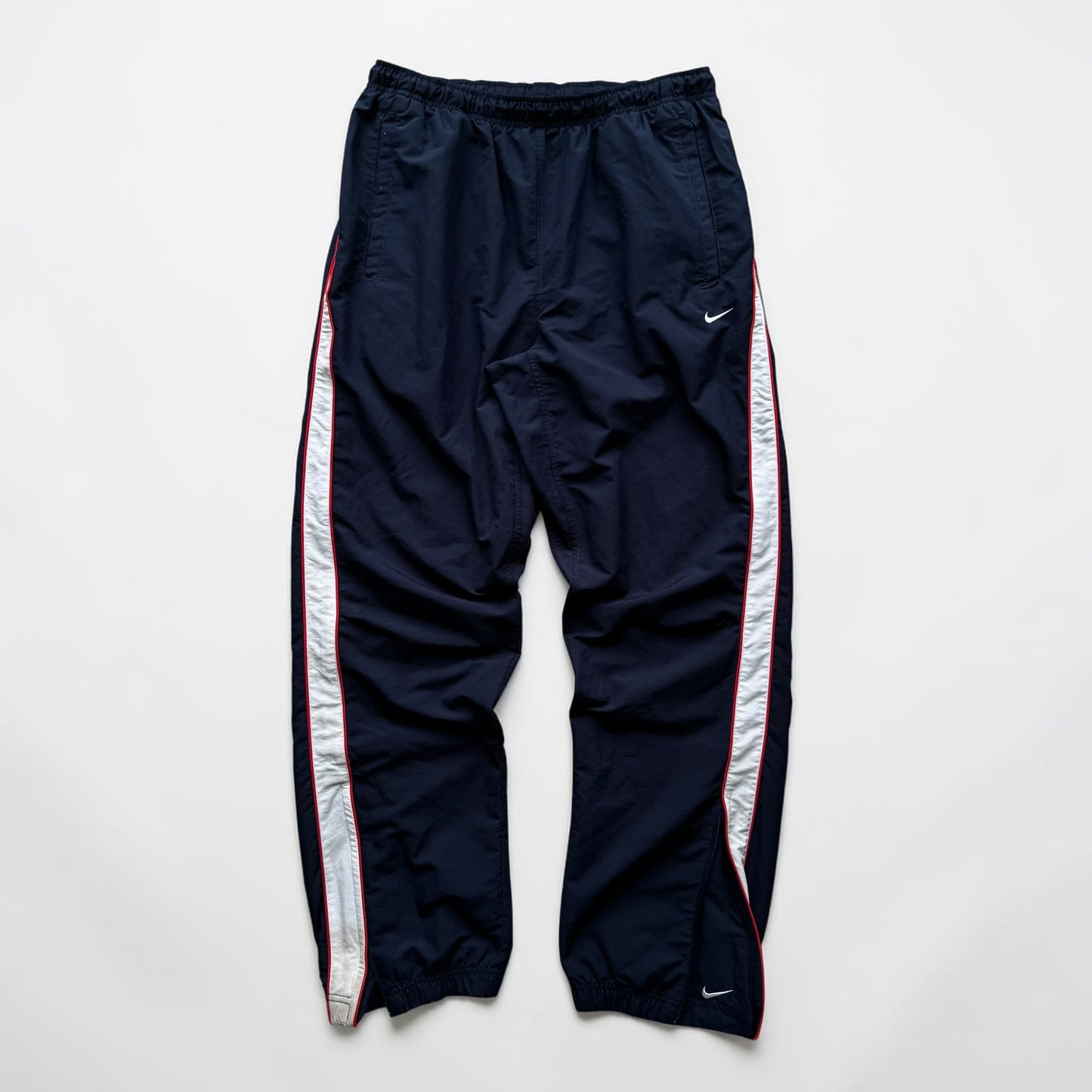 RARE 2000s Nike Trackpants Navy - (L)